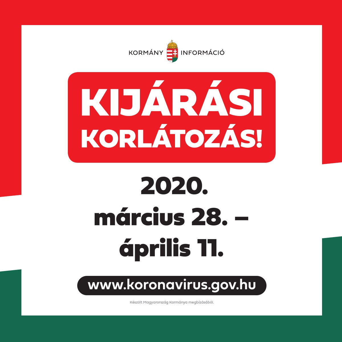 Kijárási korlátozásról