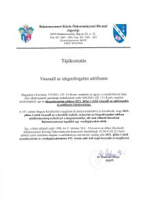 IFA 2021 BSZ page 001 Idegenforgalmi adófizetés