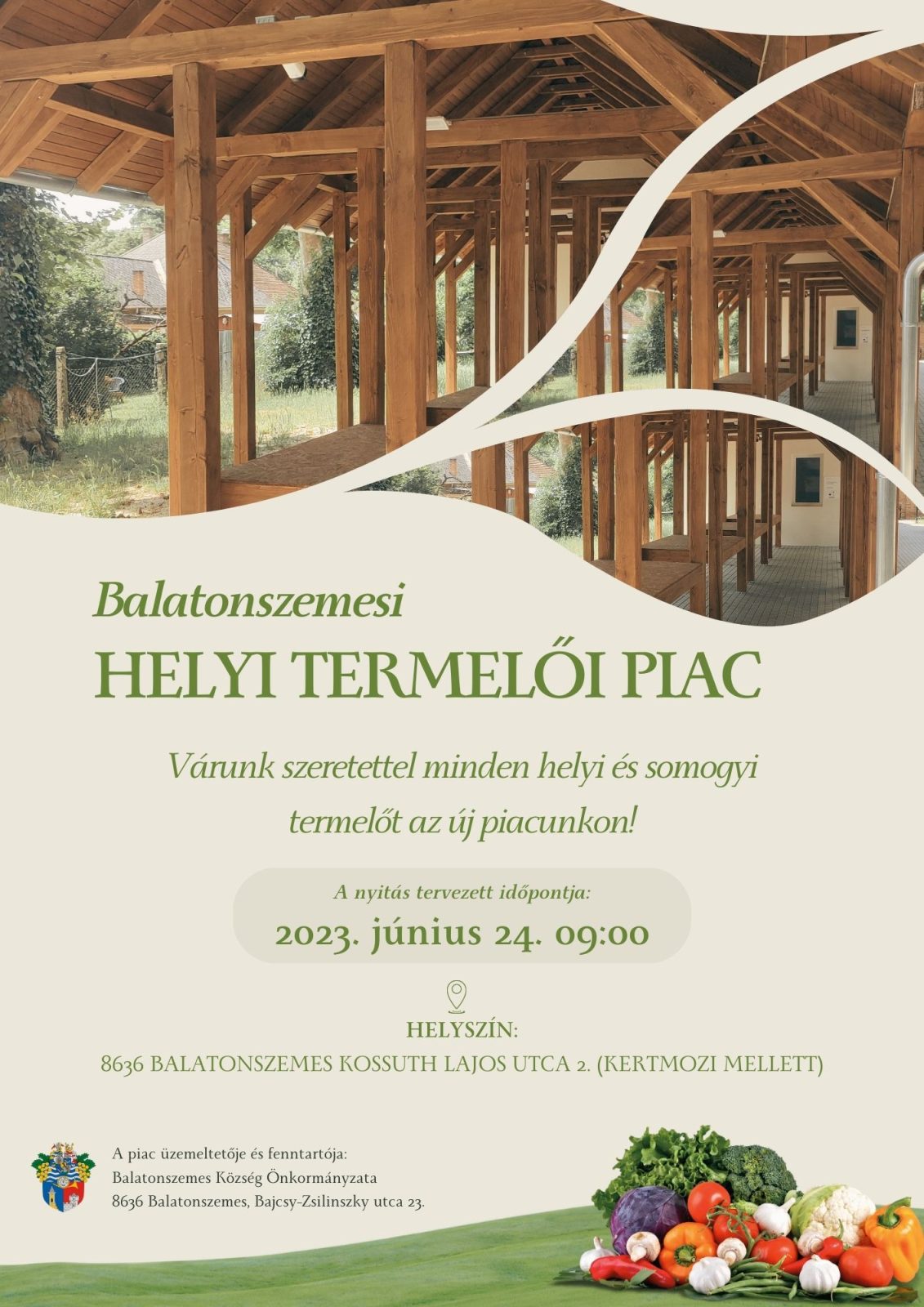 Balatonszemes helyi termeloi piac kismeret Piac