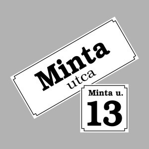 hazszamtabla utcanevtabla Felhívás