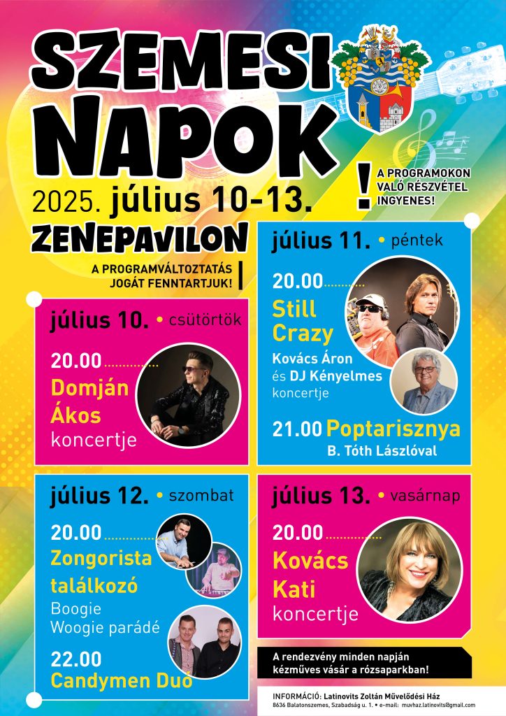plakat szemesi napok k Főoldal