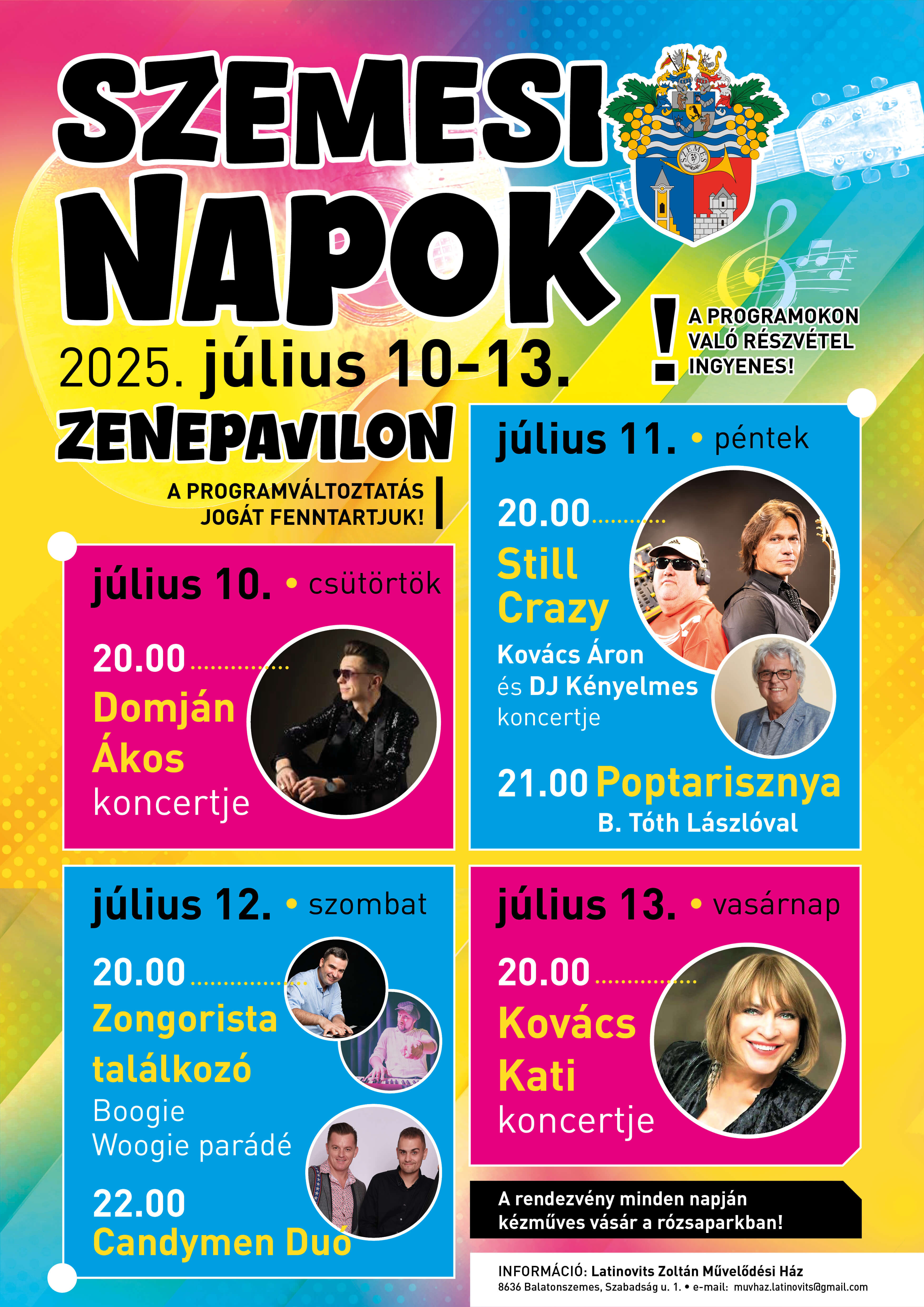 plakat szemesi napok k SZEMESI NAPOK