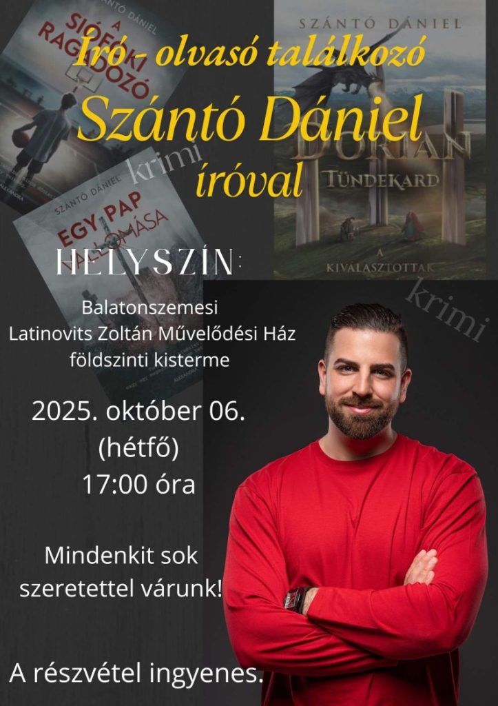 Szanto Daniel 1 Hírek