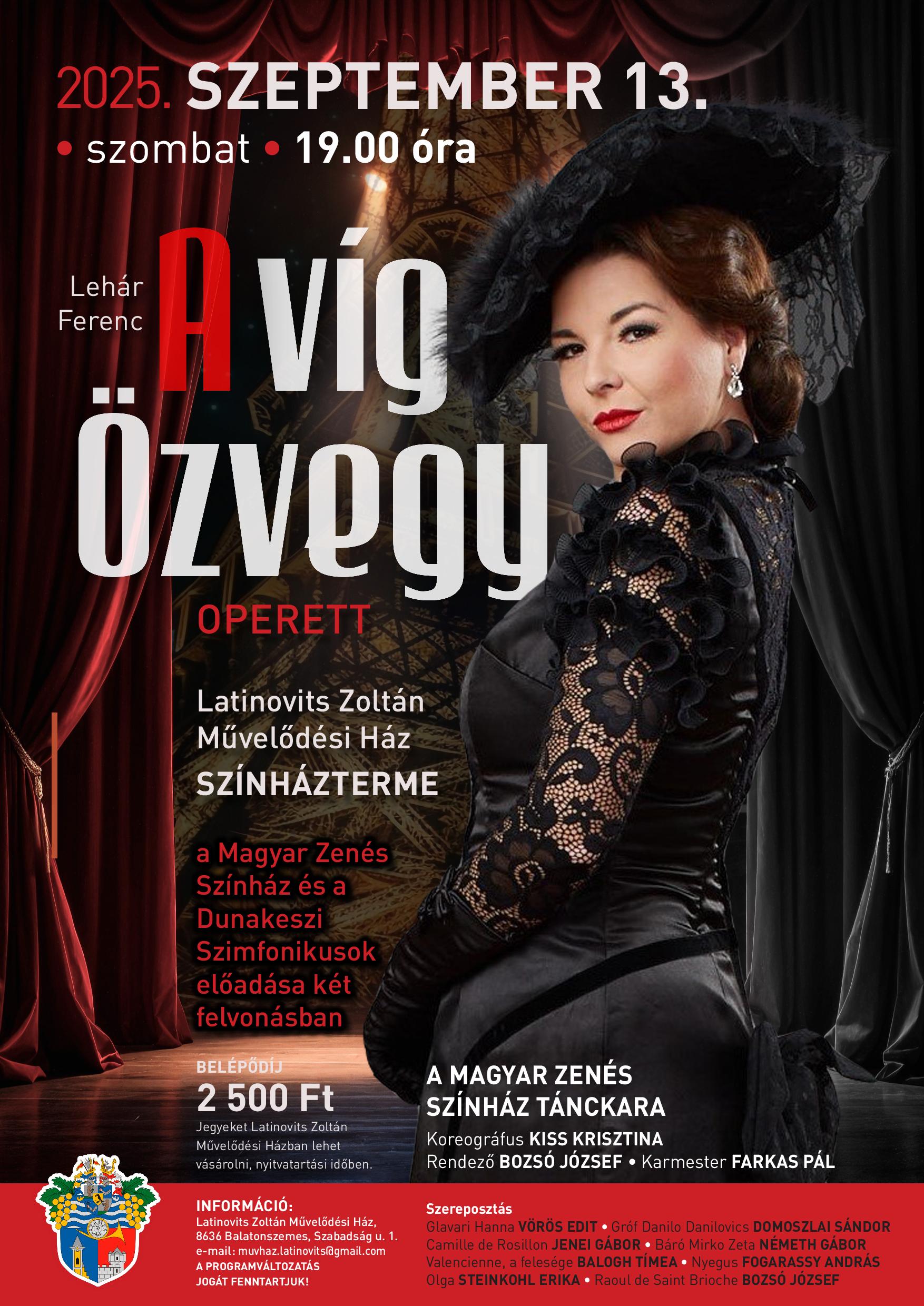 plakat vig ozvegy page 001 A víg özvegy
