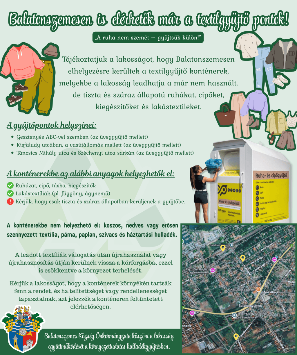 Bszemes textilgyujto min2 Használtruha-gyűjtő konténer