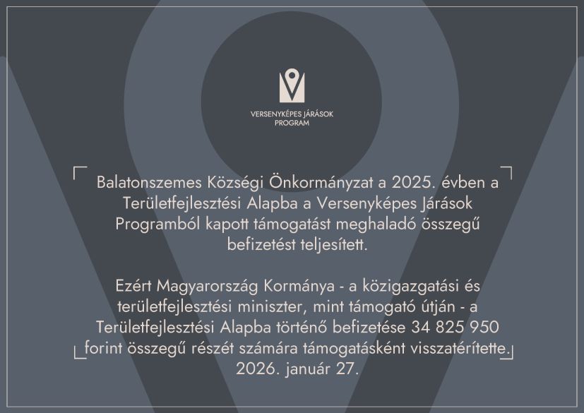 KTM VJP Tabla Bszemes "Pályázat - Versenyképes Járások program extra”