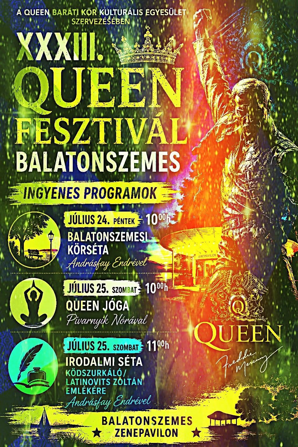 Queen programok 2026 Queen programok - 2026
